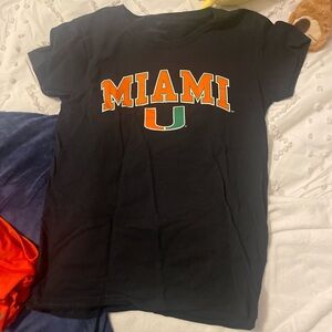University of Miami Black T-Shirt
